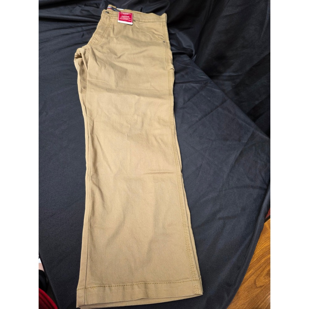 Levi Strauss Signature Mens Carpenter Pants Tan Khaki 40x32 Workwear NWT